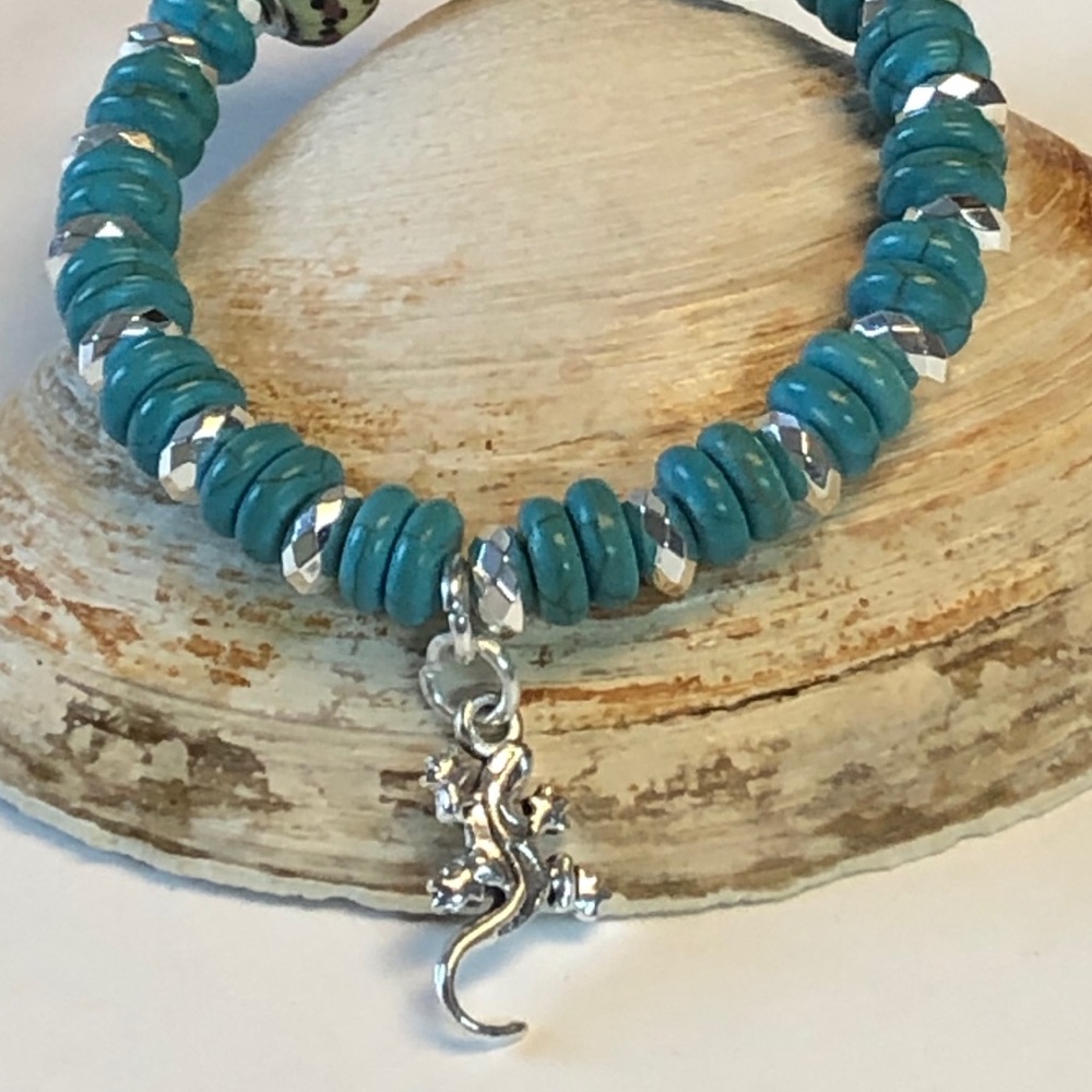 Leopard Polymer bracelet - Picture 2 of 5